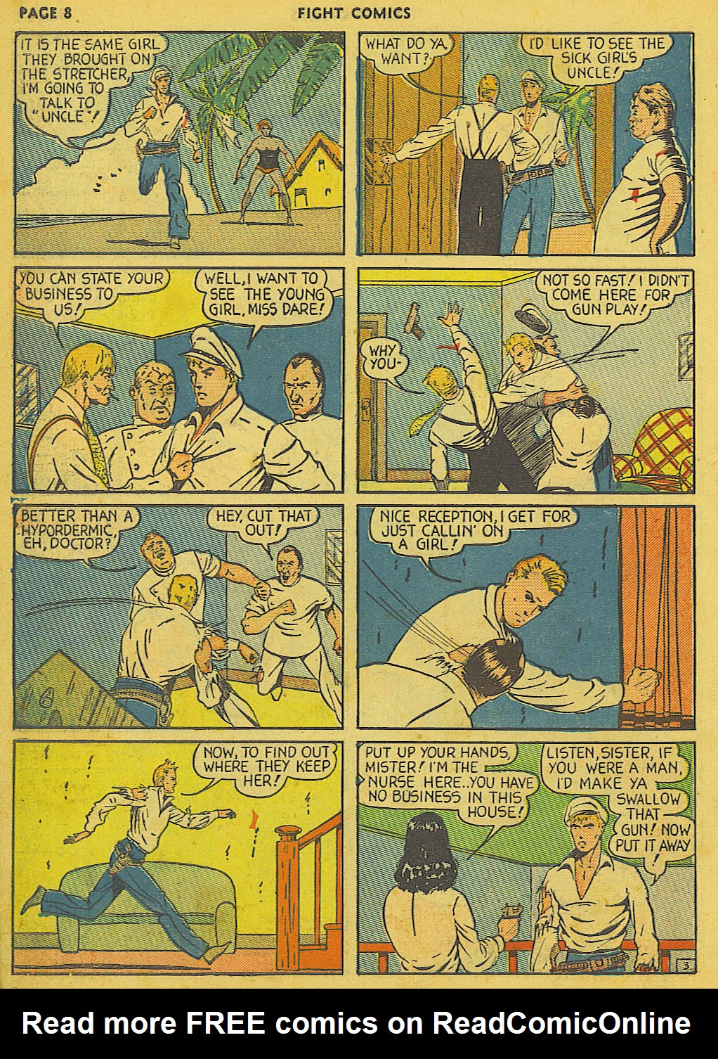 Read online Fight Comics comic -  Issue #6 - 10