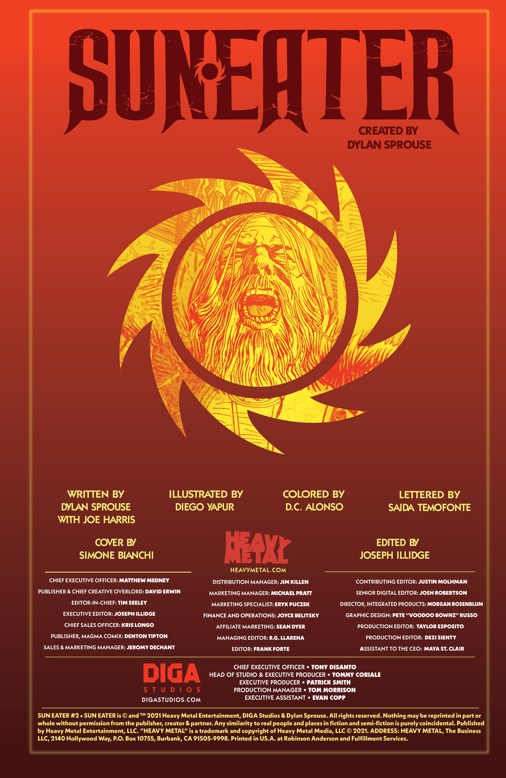 Read online Sun Eater comic -  Issue #2 - 2
