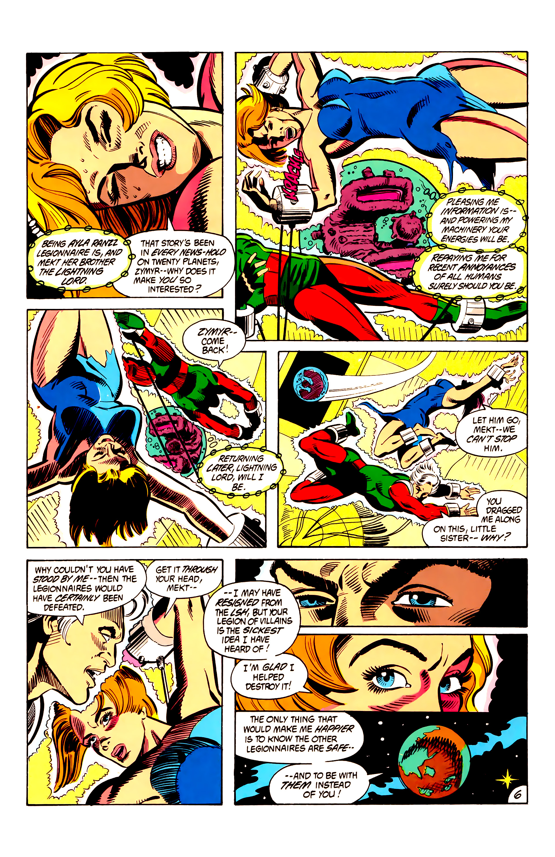 Read online Legion of Super-Heroes (1984) comic -  Issue #6 - 7