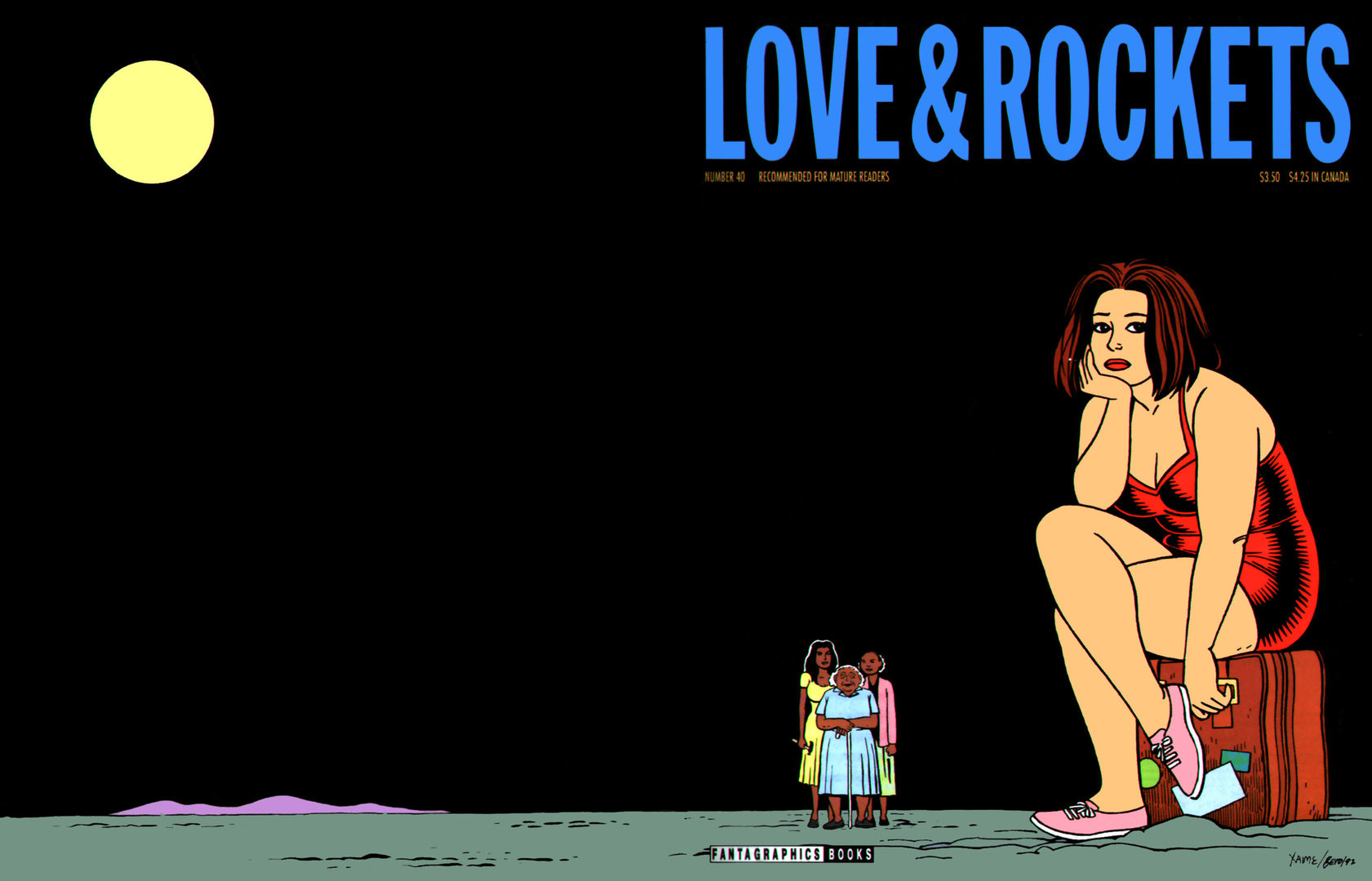 Read online Love and Rockets (1982) comic -  Issue #40 - 53