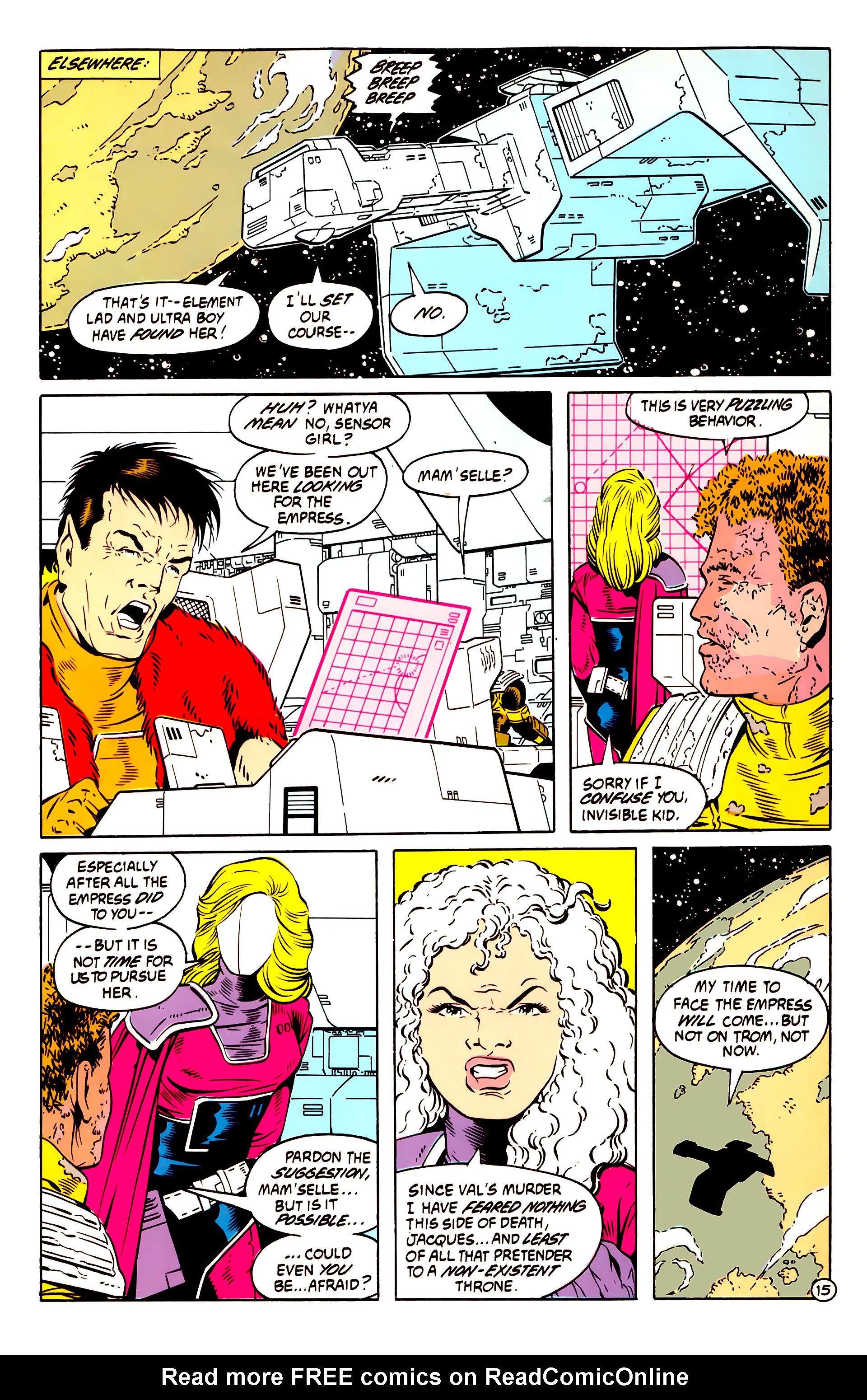 Read online Legion of Super-Heroes (1984) comic -  Issue #58 - 16