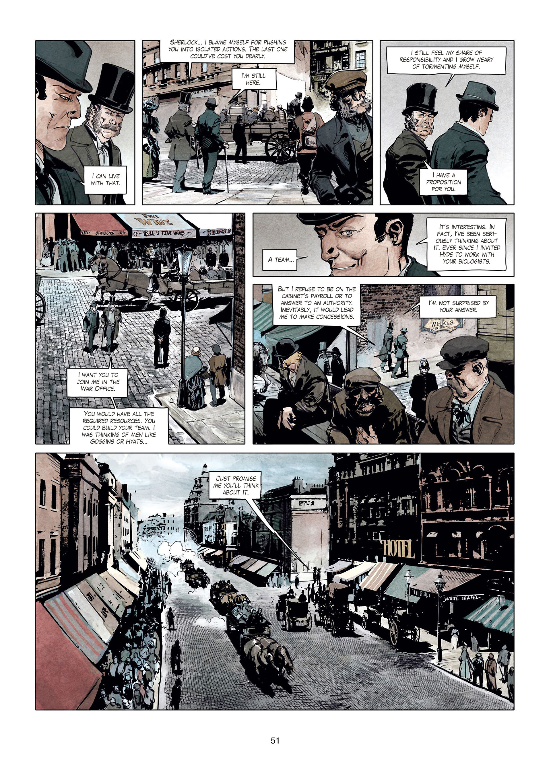 Read online Sherlock Holmes Society Tome 4 : Contamination comic -  Issue # Full - 51