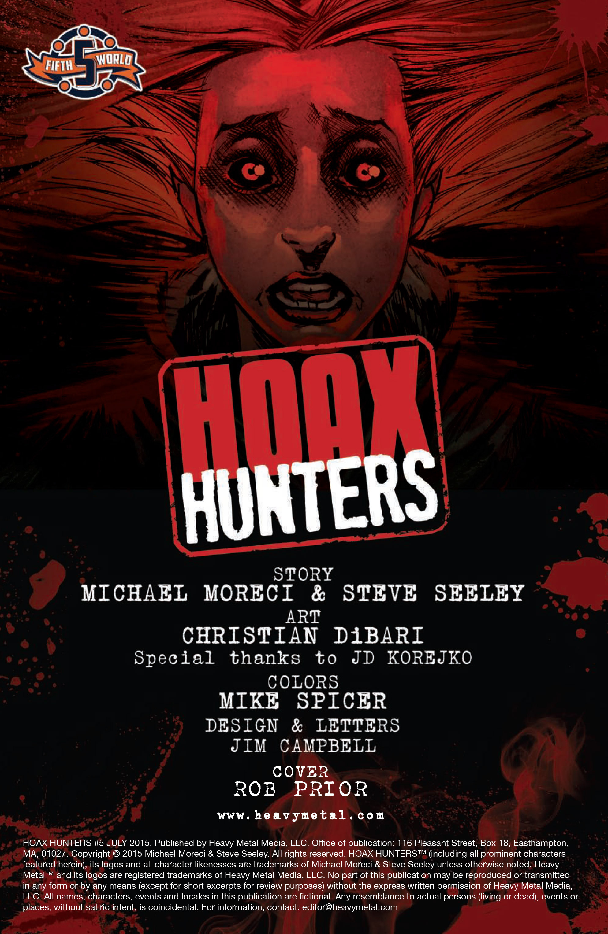 Read online Hoax Hunters (2015) comic -  Issue #5 - 2