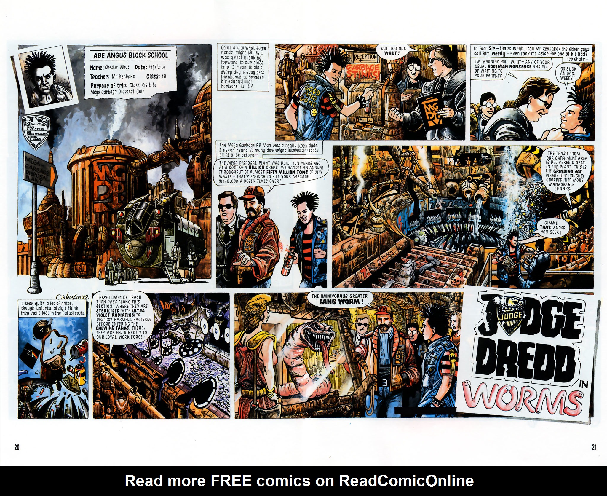Read online Dredd Rules! comic -  Issue #1 - 18