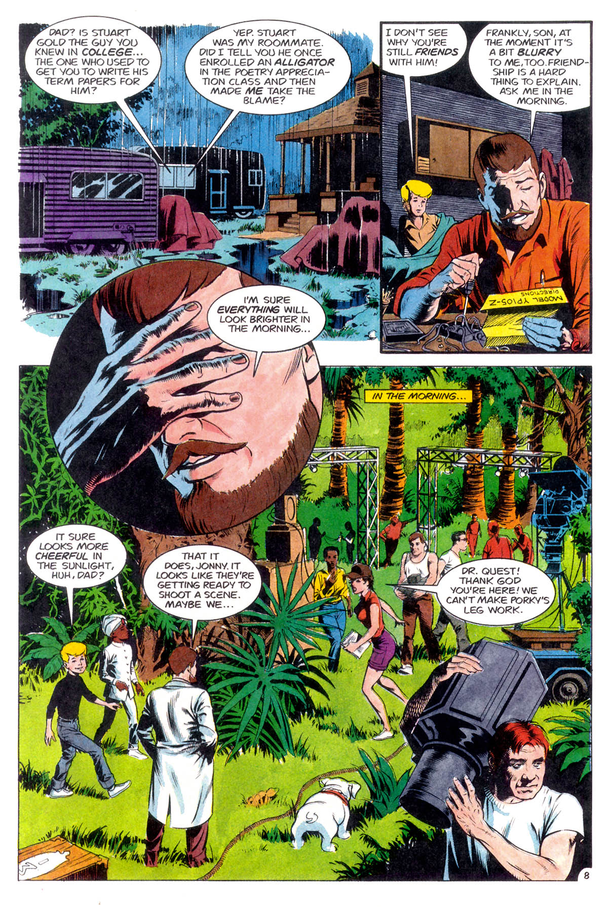 Read online Jonny Quest comic -  Issue #4 - 11