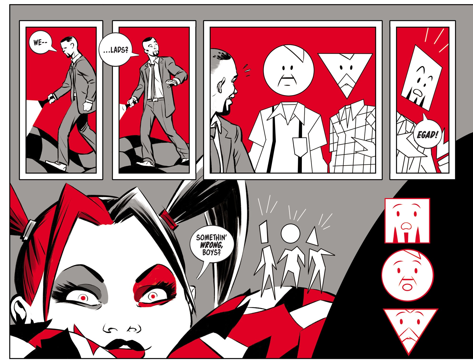 Read online Harley Quinn Black   White   Red comic -  Issue #3 - 15