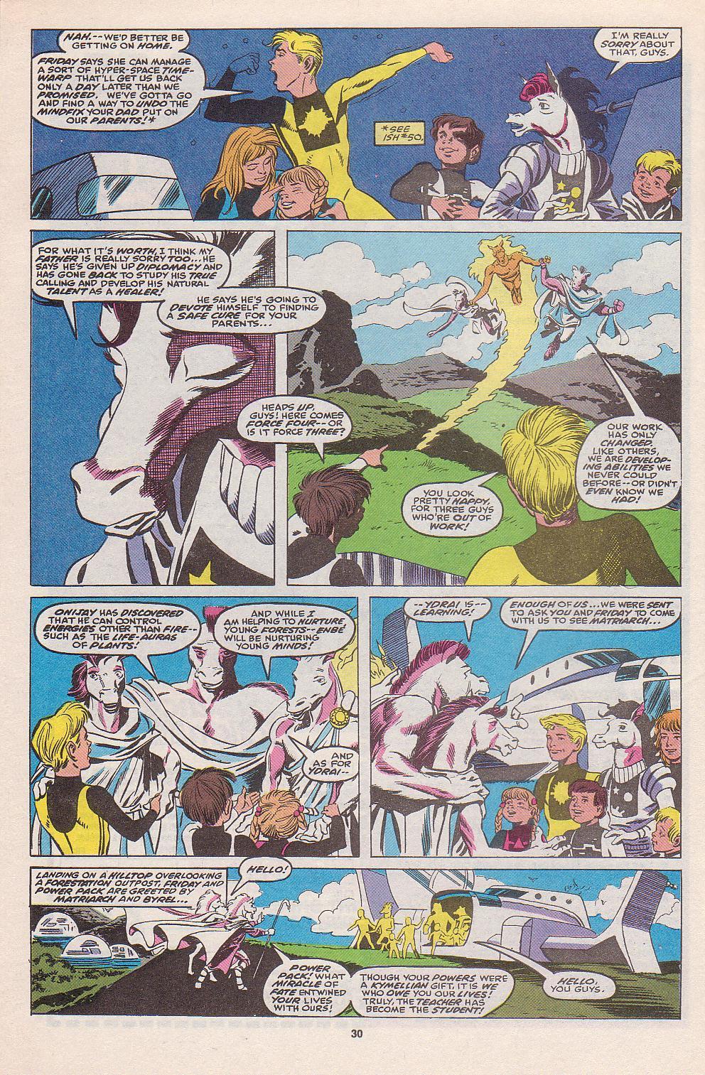Read online Power Pack (1984) comic -  Issue #52 - 24