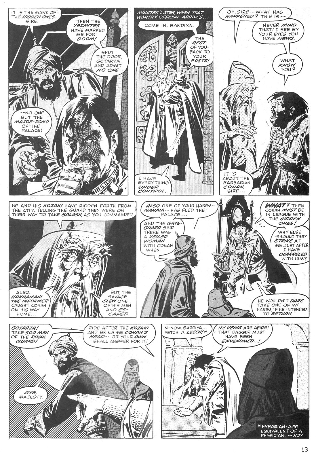 Read online The Savage Sword Of Conan comic -  Issue #31 - 13