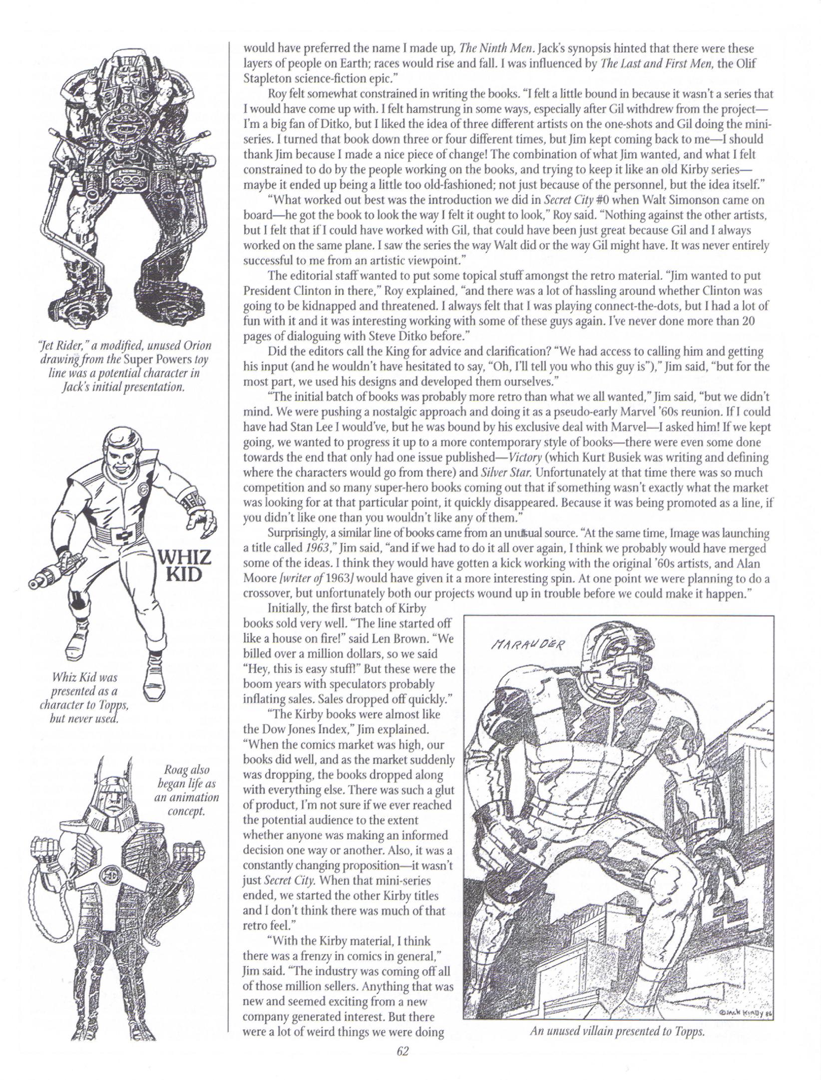 Read online The Jack Kirby Collector comic -  Issue #21 - 61