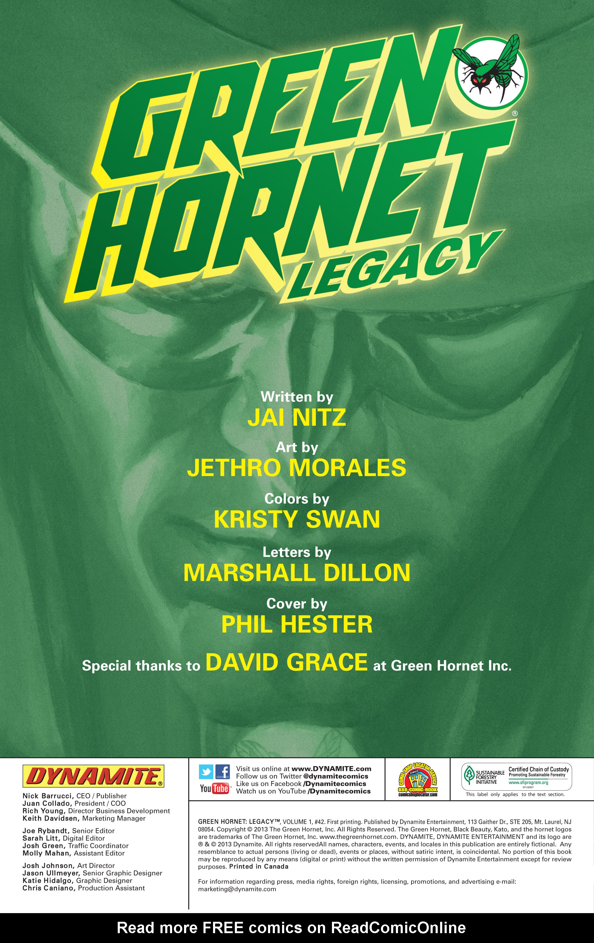 Read online Green Hornet: Legacy comic -  Issue #42 - 2