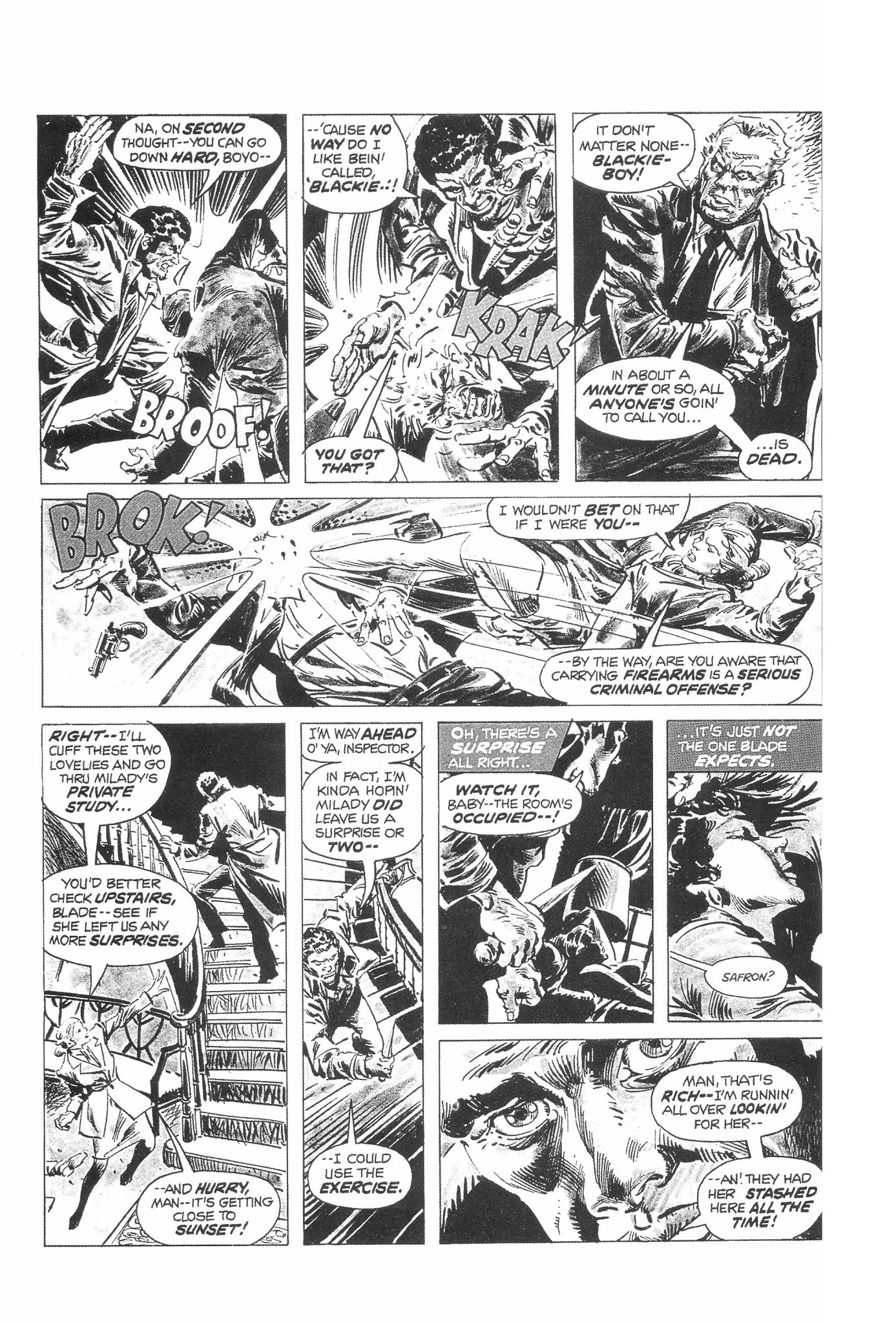 Read online Blade: Black & White comic -  Issue # TPB - 66