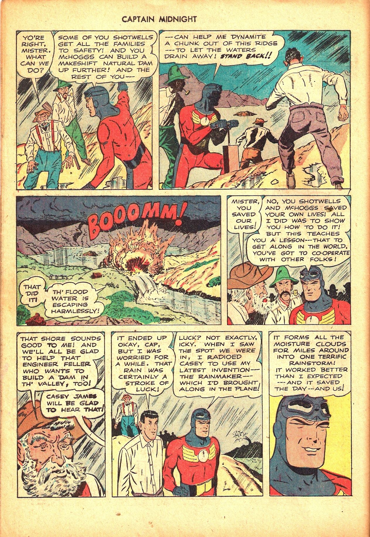 Read online Captain Midnight (1942) comic -  Issue #66 - 34
