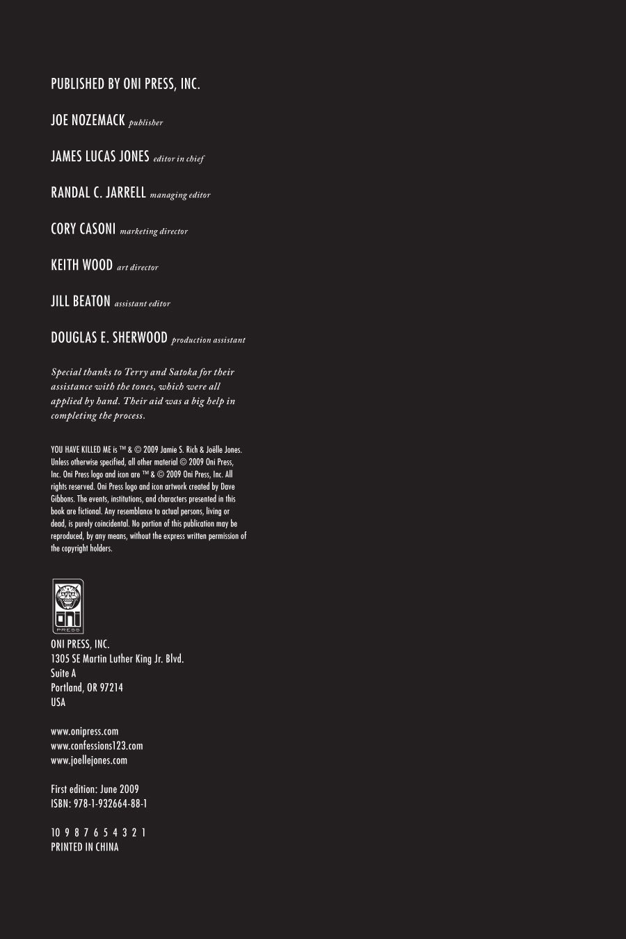 Read online You Have Killed Me comic -  Issue # Full - 35