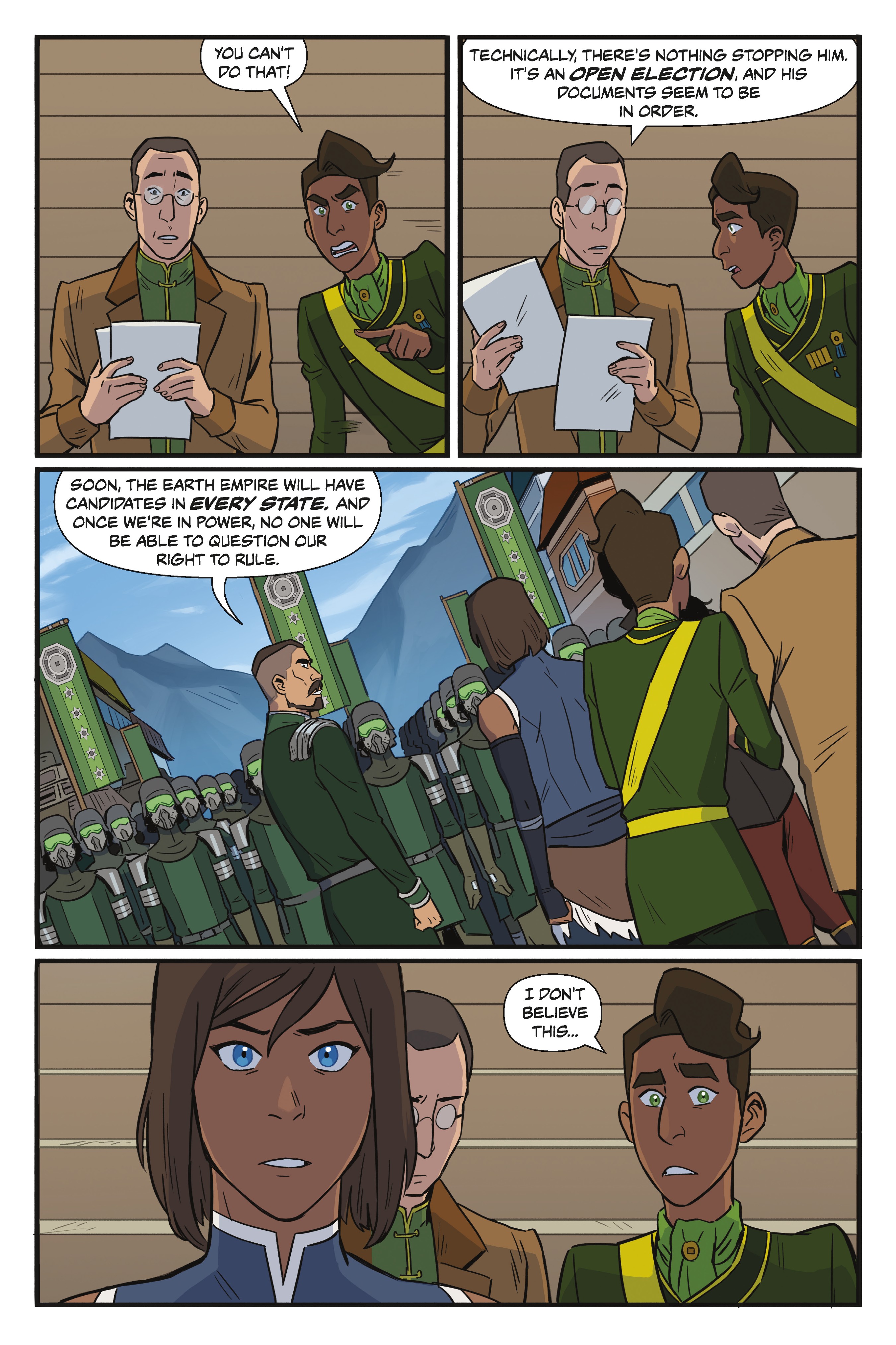 Read online Nickelodeon The Legend of Korra: Ruins of the Empire comic -  Issue # TPB 1 - 70