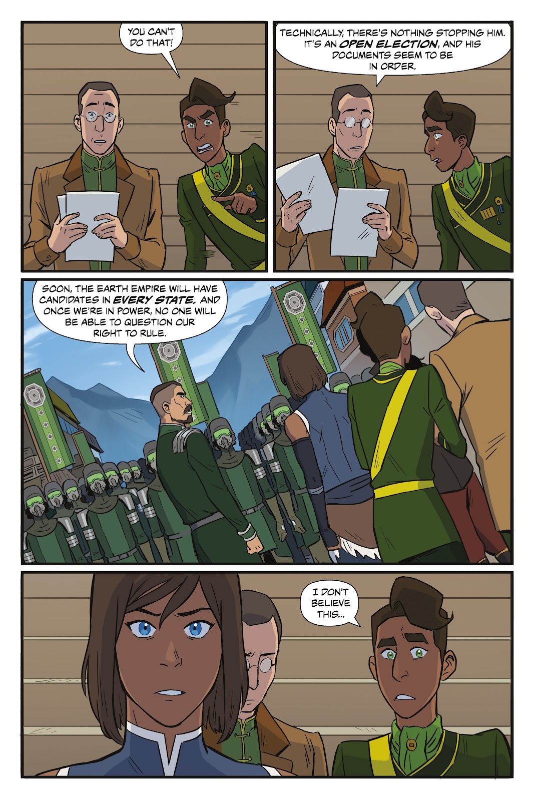 Nickelodeon The Legend of Korra: Ruins of the Empire issue TPB 1 - Page 70