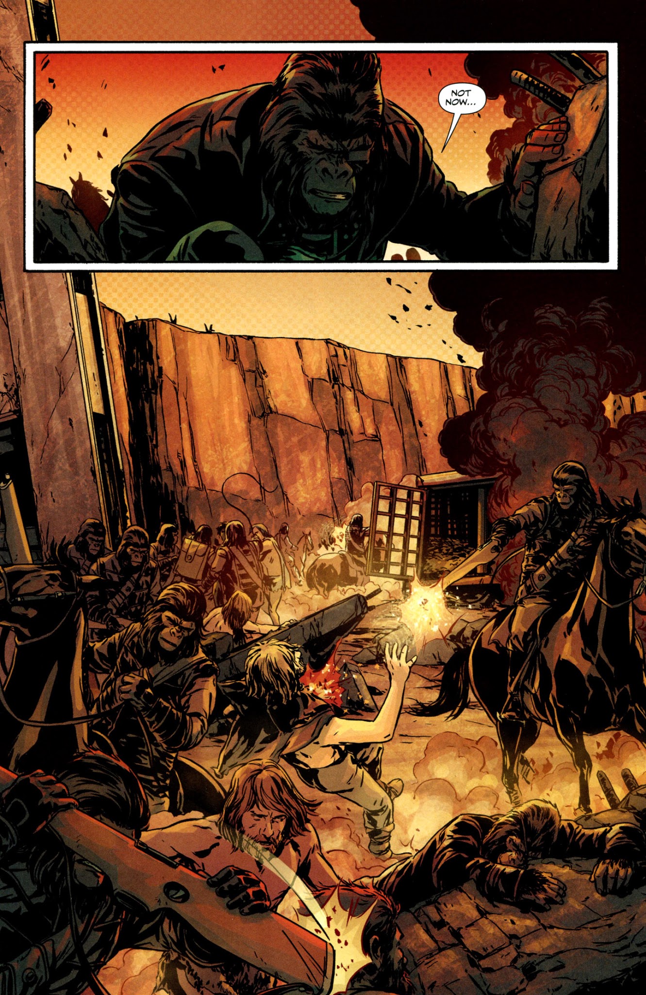 Read online Exile on the Planet of the Apes comic -  Issue #4 - 8