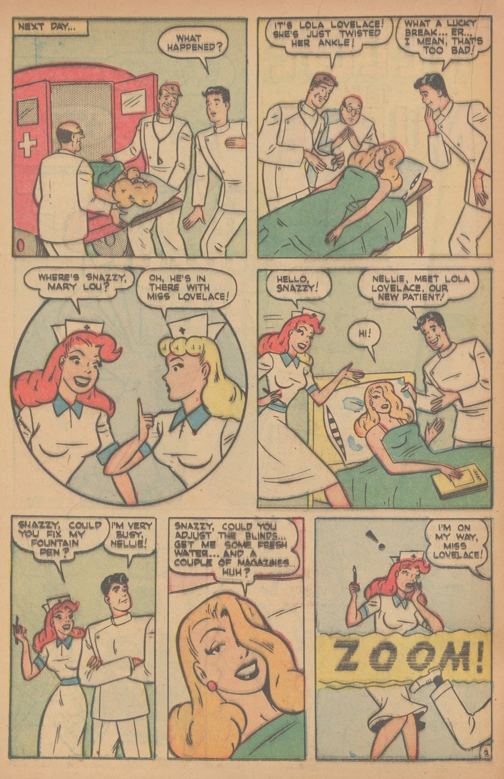 Read online Nellie The Nurse (1945) comic -  Issue #21 - 30