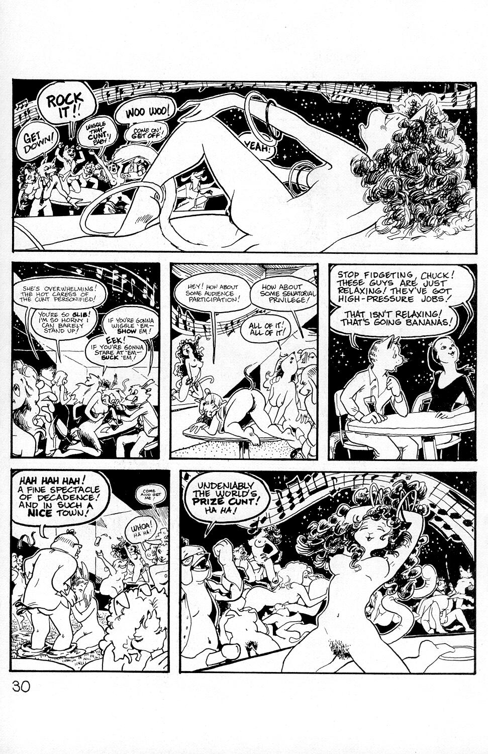 Omaha the Cat Dancer (1986) issue 0 - Page 32
