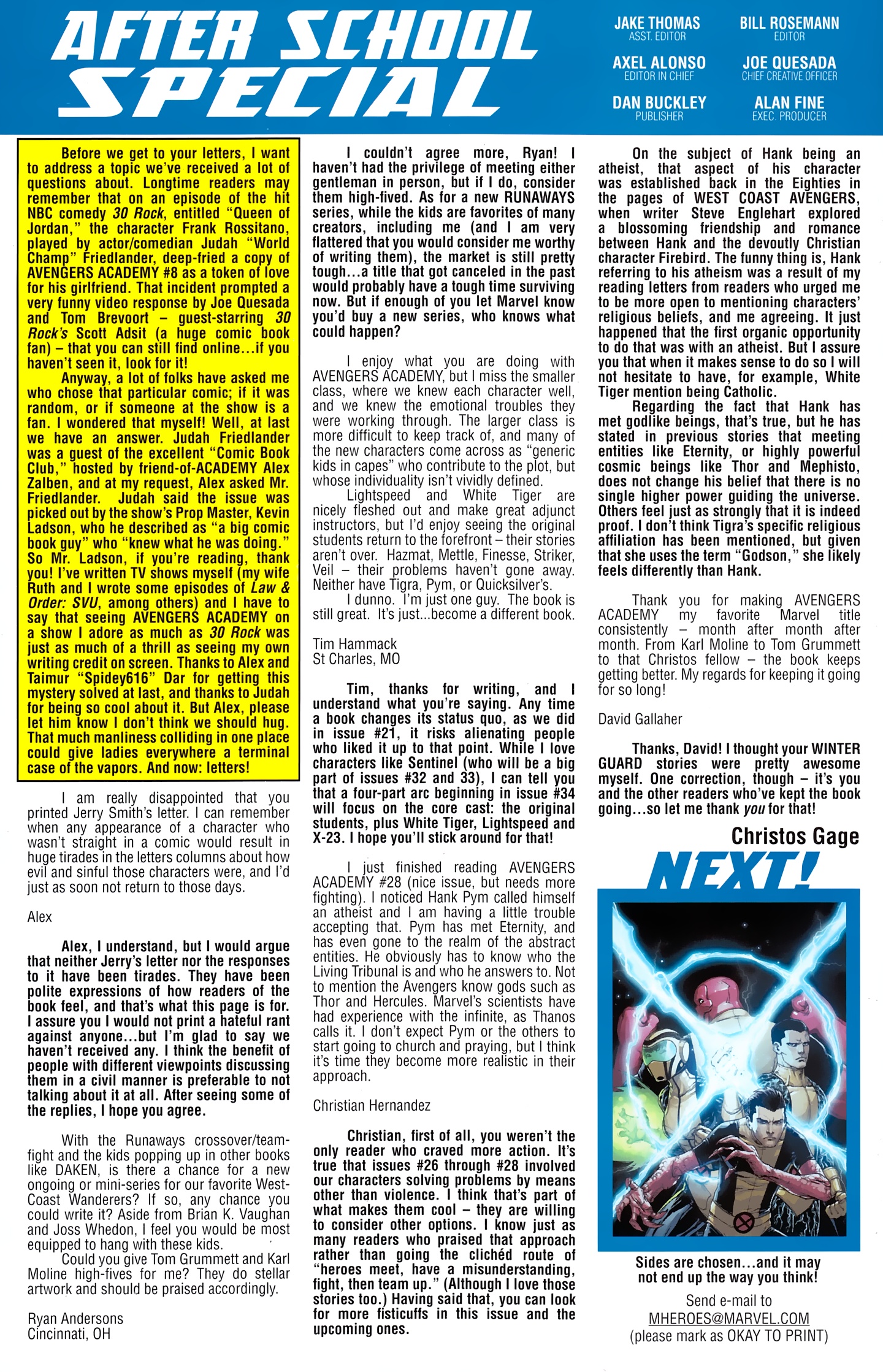 Read online Avengers Academy comic -  Issue #30 - 23
