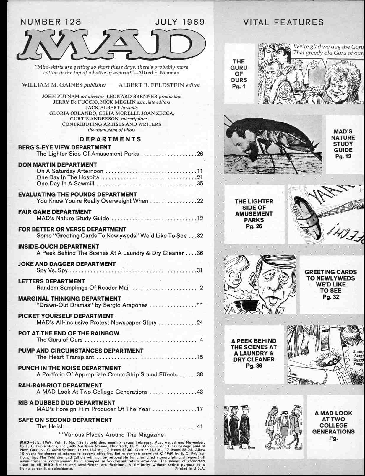 Read online MAD comic -  Issue #128 - 3