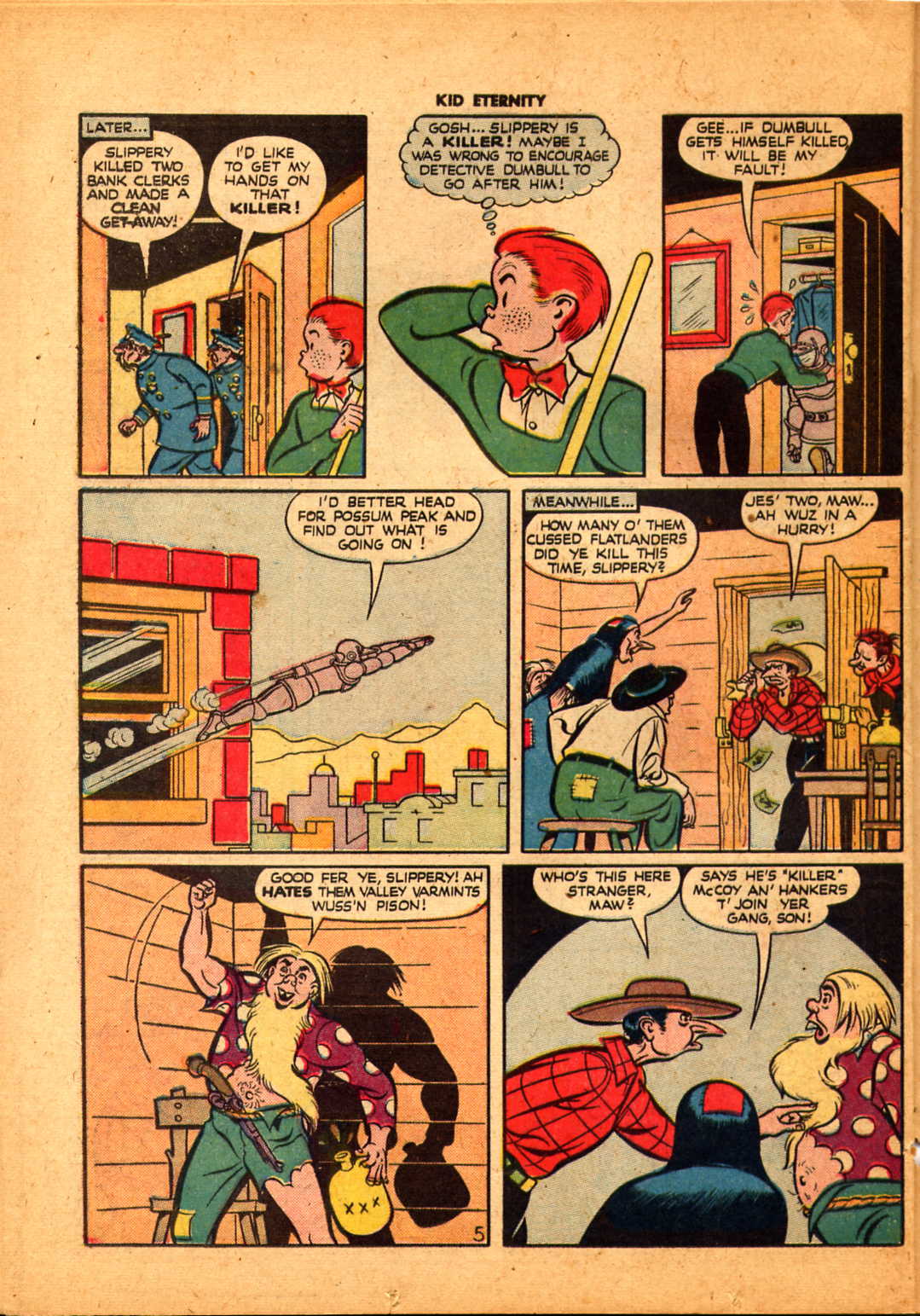 Read online Kid Eternity (1946) comic -  Issue #6 - 30