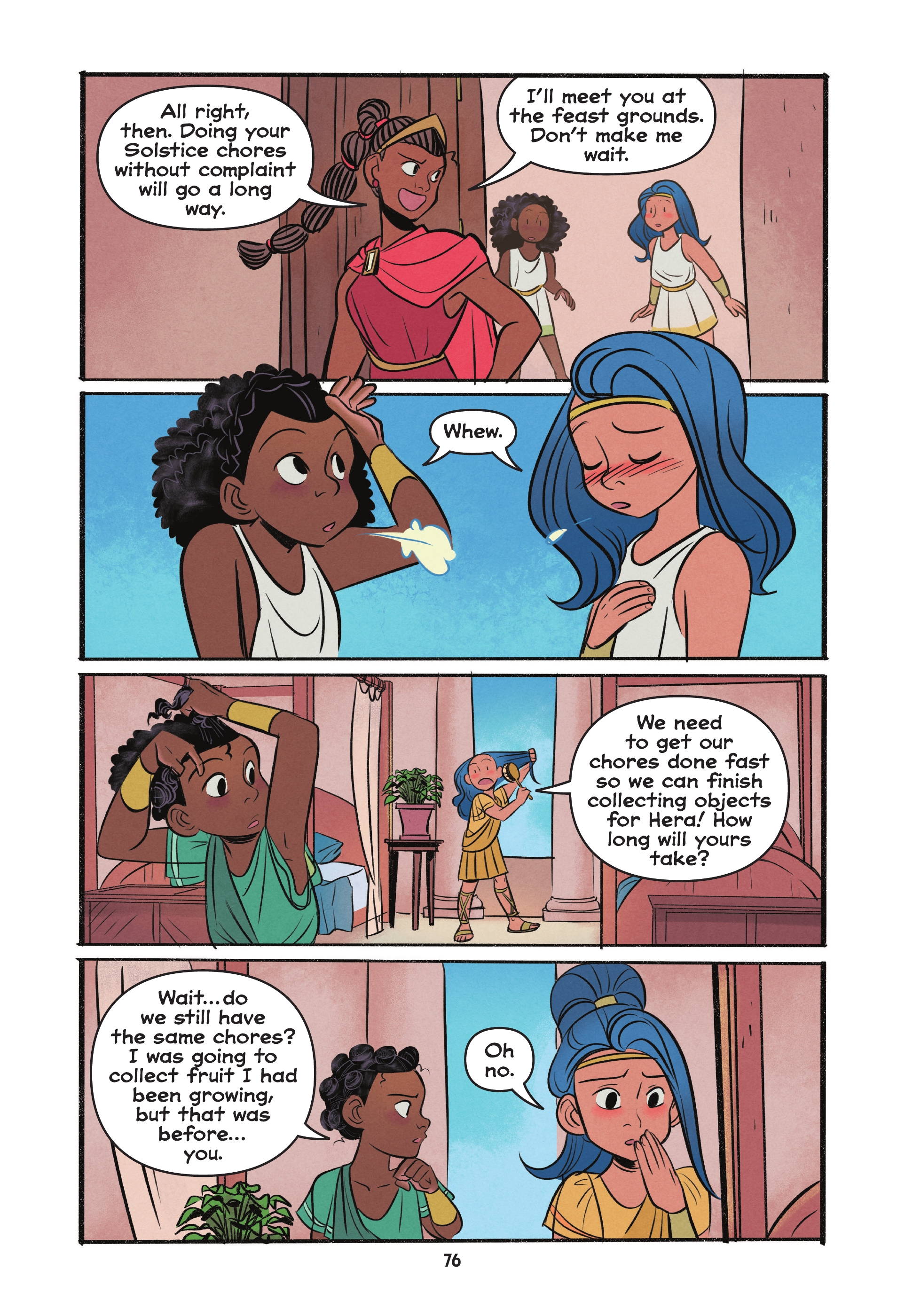 Read online Diana and Nubia: Princesses of the Amazons comic -  Issue # TPB (Part 1) - 74