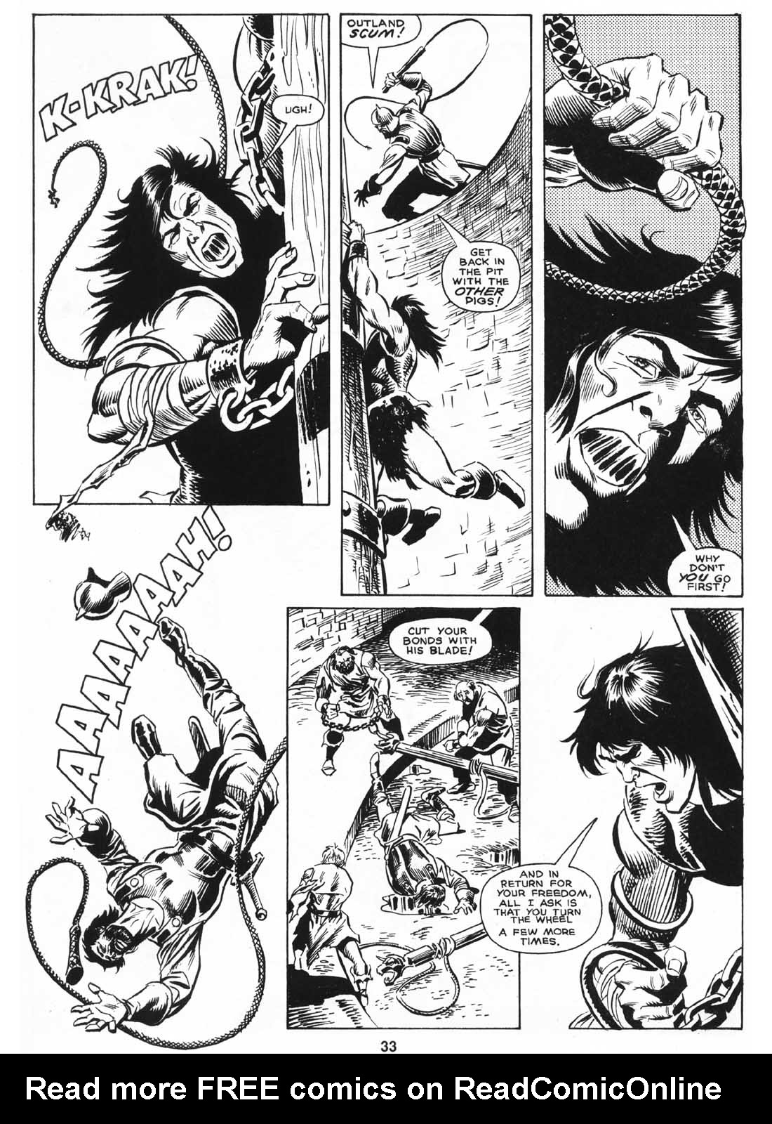 Read online The Savage Sword Of Conan comic -  Issue #159 - 32