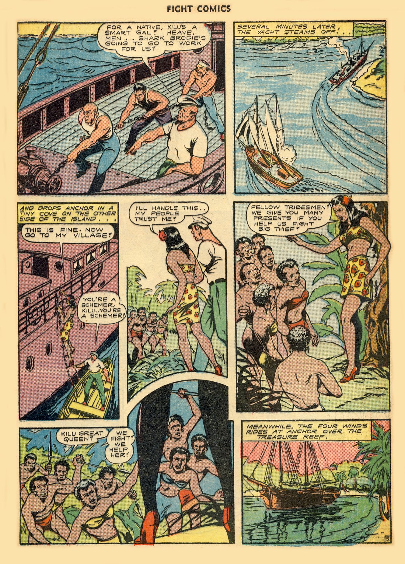 Read online Fight Comics comic -  Issue #31 - 47