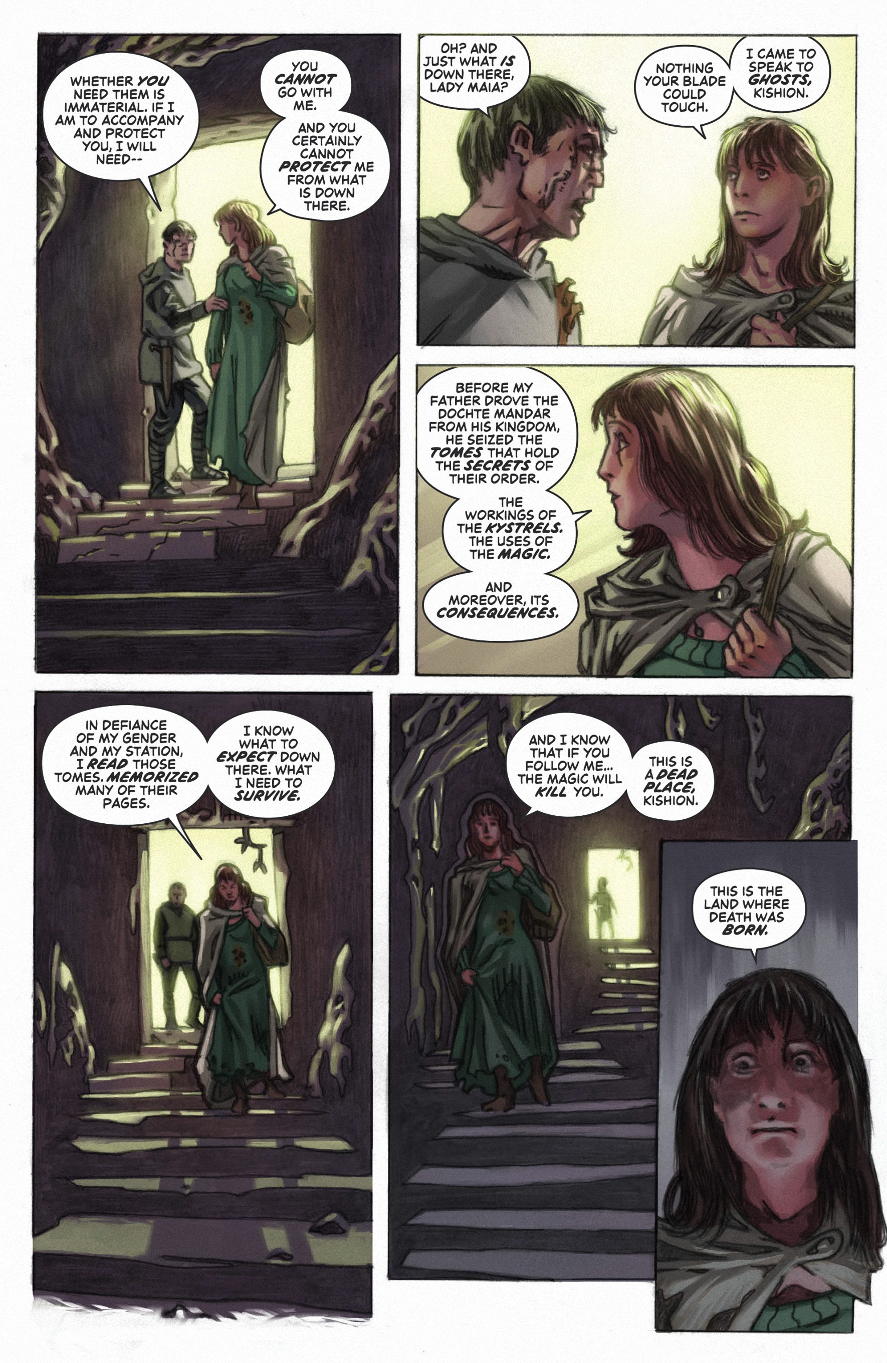 Read online Muirwood: The Lost Abbey comic -  Issue #4 - 11