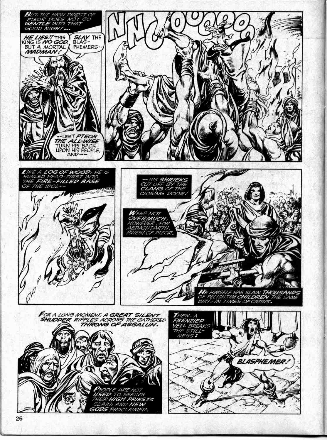 Read online The Savage Sword Of Conan comic -  Issue #36 - 26