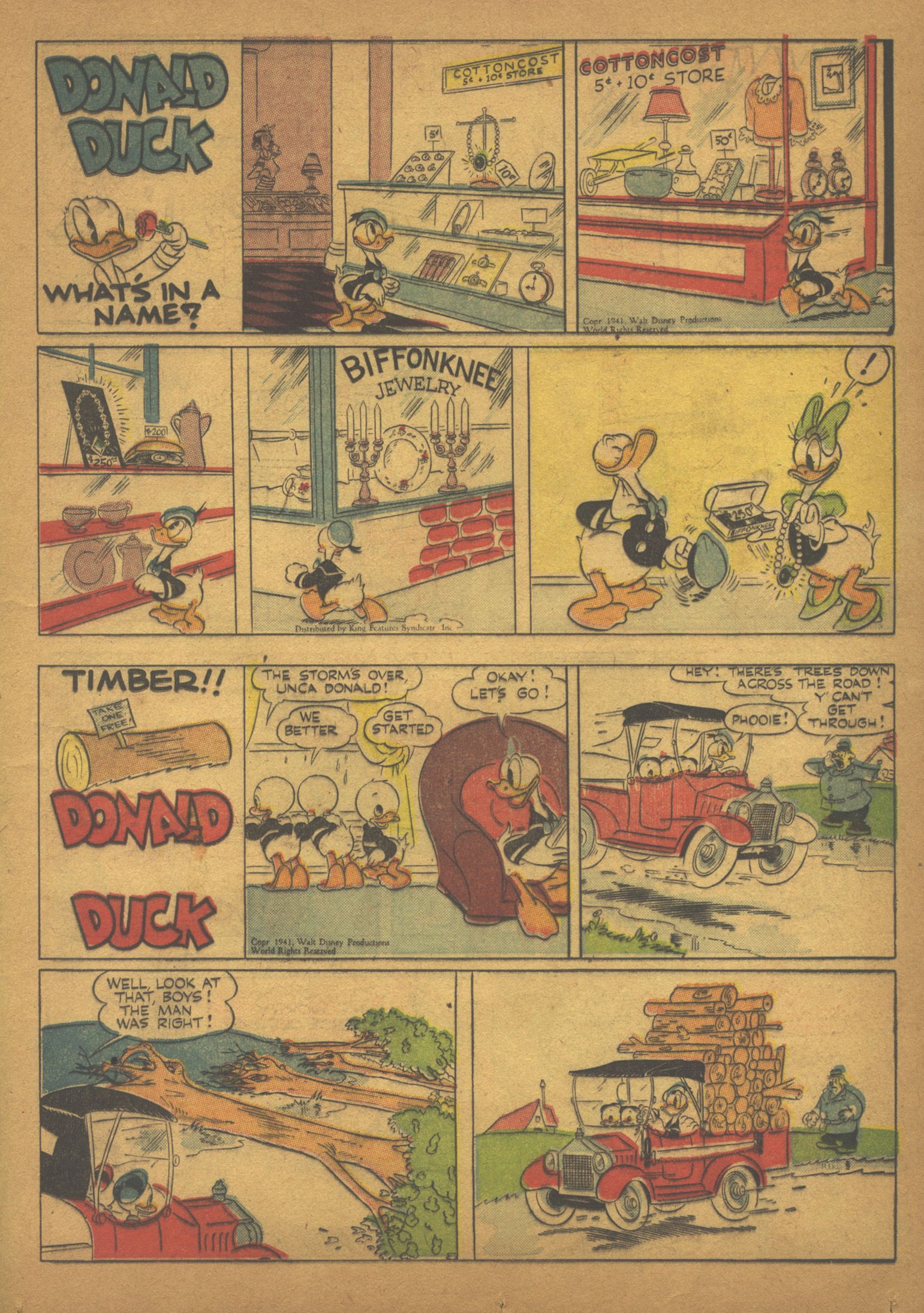 Read online Walt Disney's Comics and Stories comic -  Issue #43 - 37