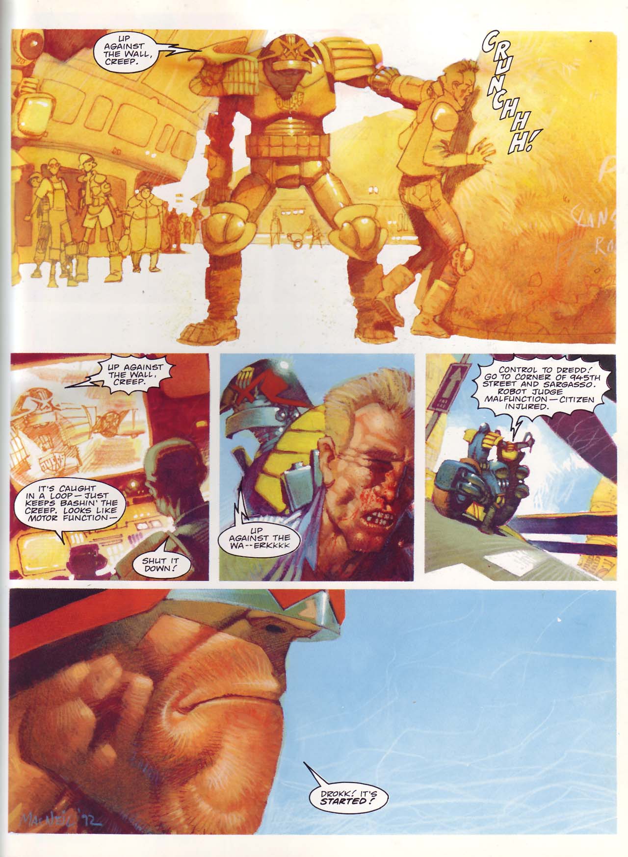 Read online Judge Dredd: Mechanismo comic -  Issue # TPB - 32