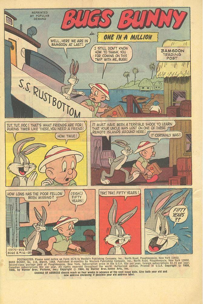 Read online Bugs Bunny comic -  Issue #116 - 2