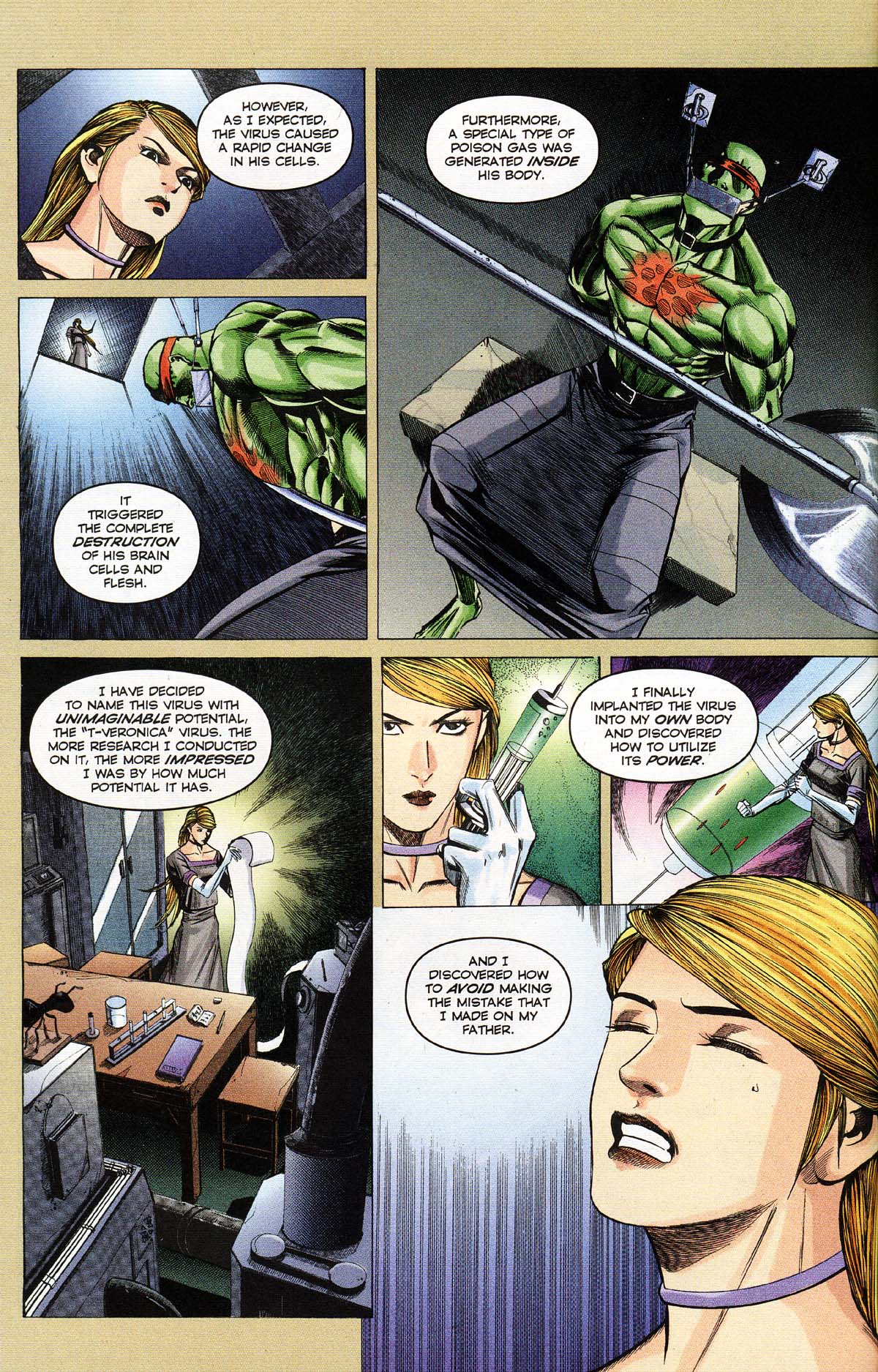 Read online Resident Evil Code: Veronica comic -  Issue #4 - 70