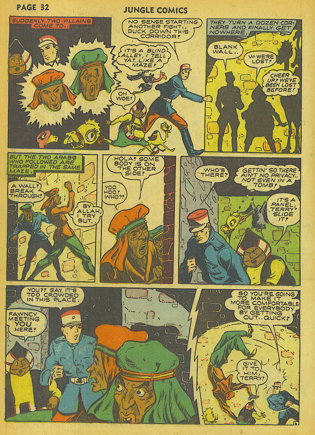 Read online Jungle Comics comic -  Issue #27 - 34