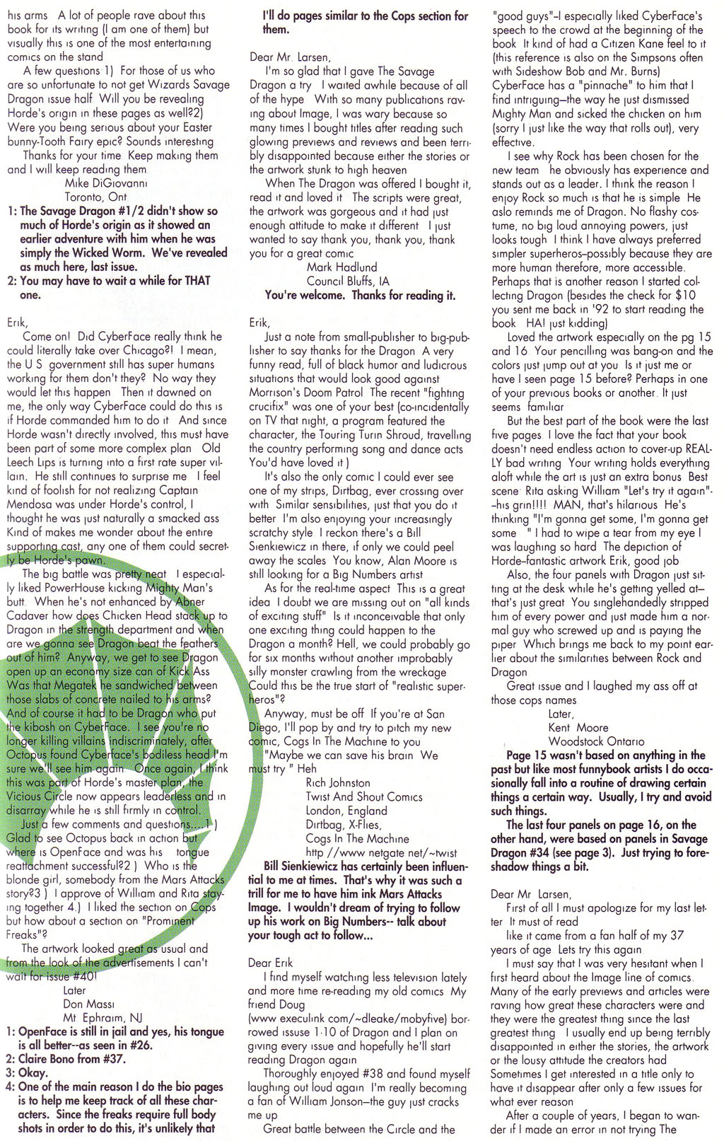 Read online The Savage Dragon (1993) comic -  Issue #40 - 33