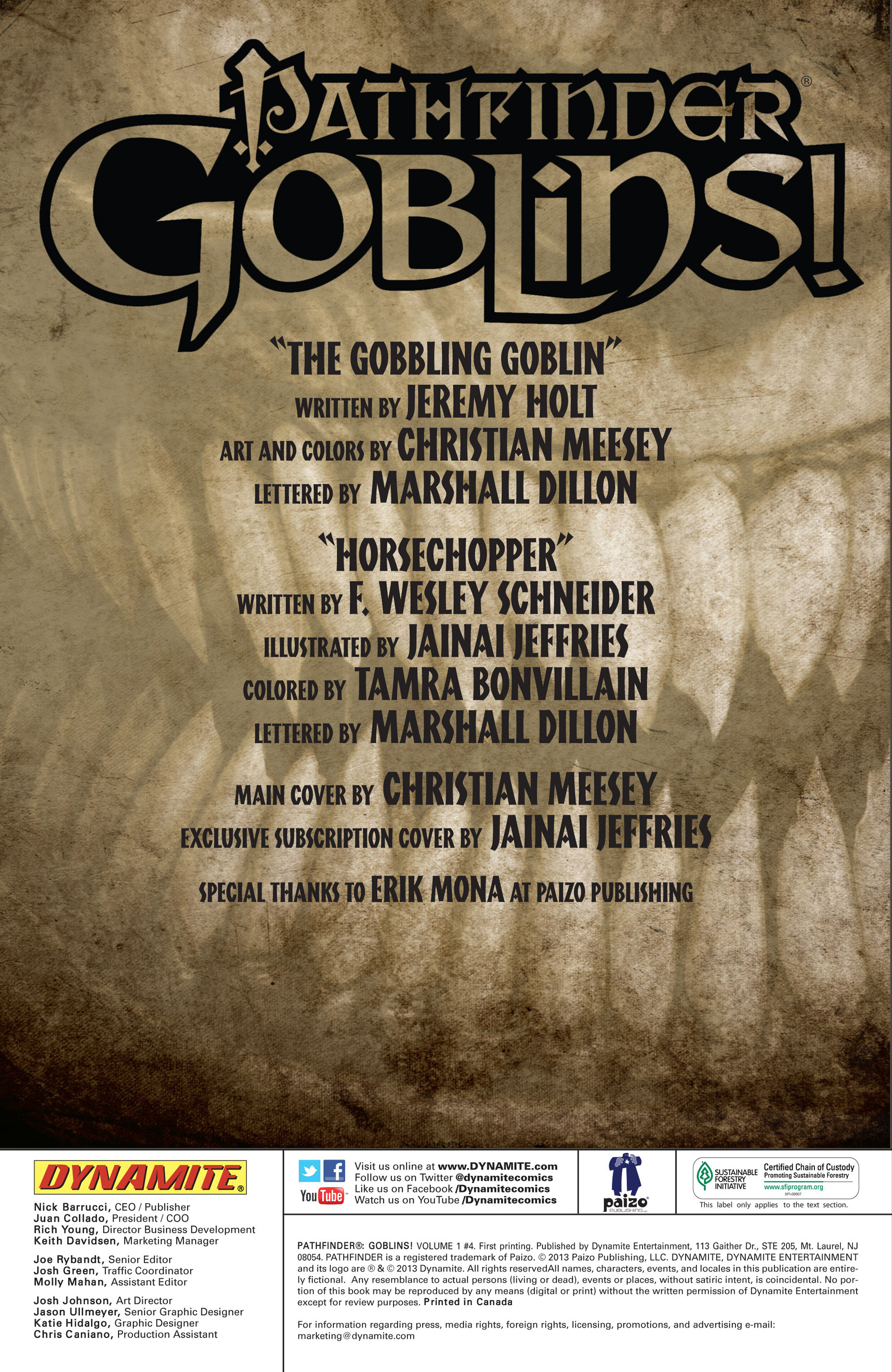 Read online Pathfinder: Goblins! comic -  Issue #4 - 2