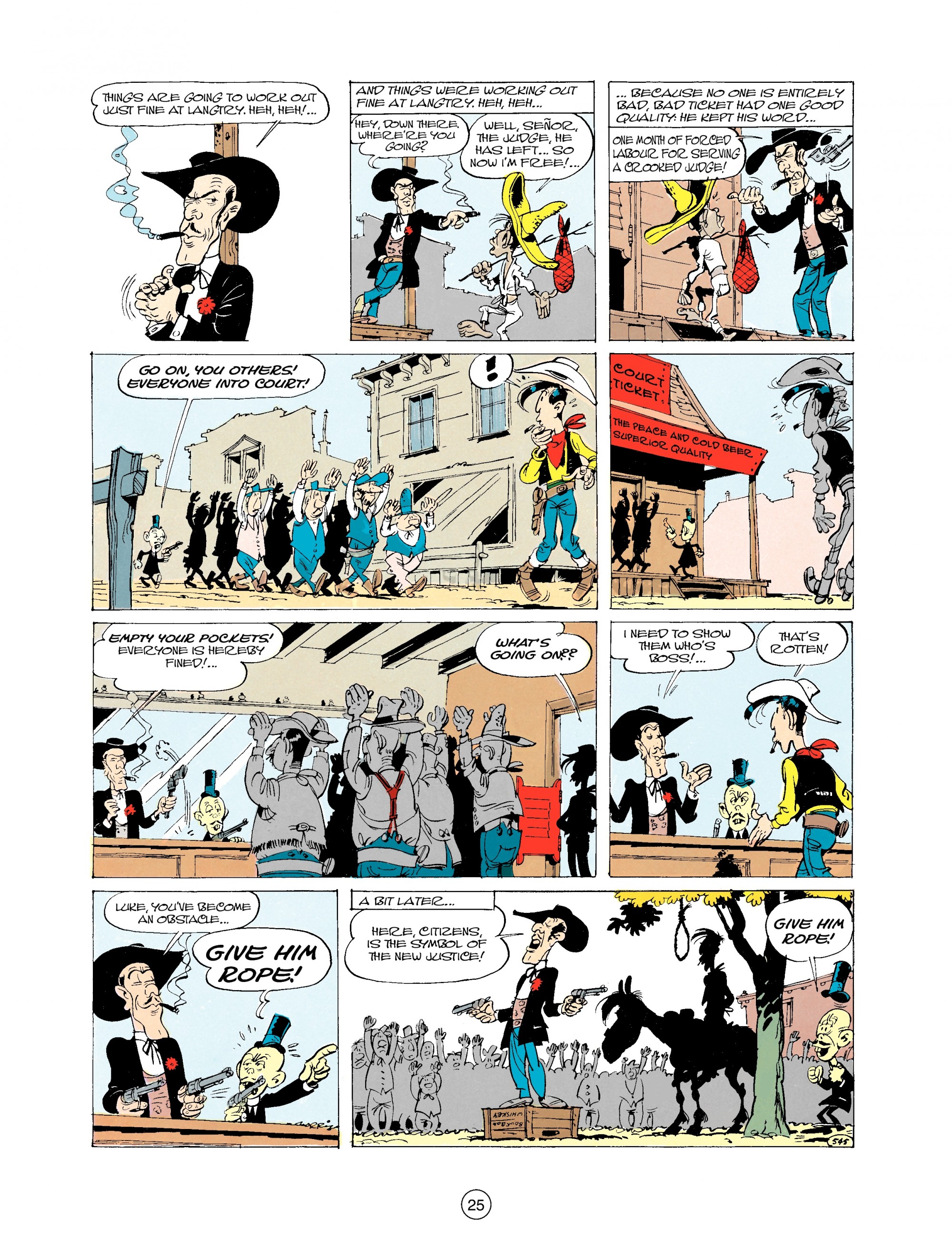 Read online A Lucky Luke Adventure comic -  Issue #24 - 25