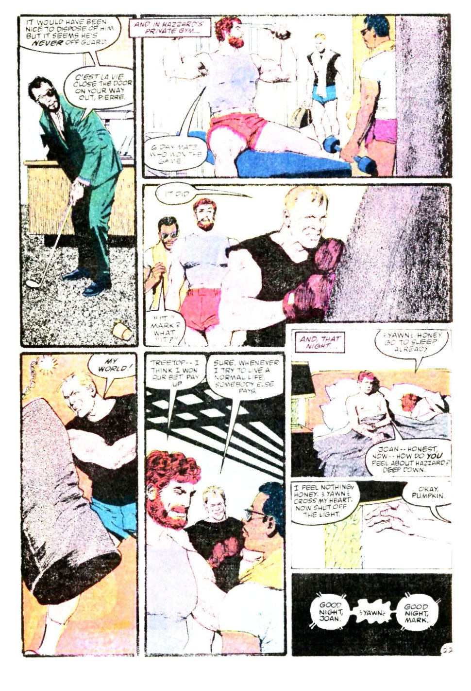 Read online Mark Hazzard: Merc comic -  Issue #2 - 22