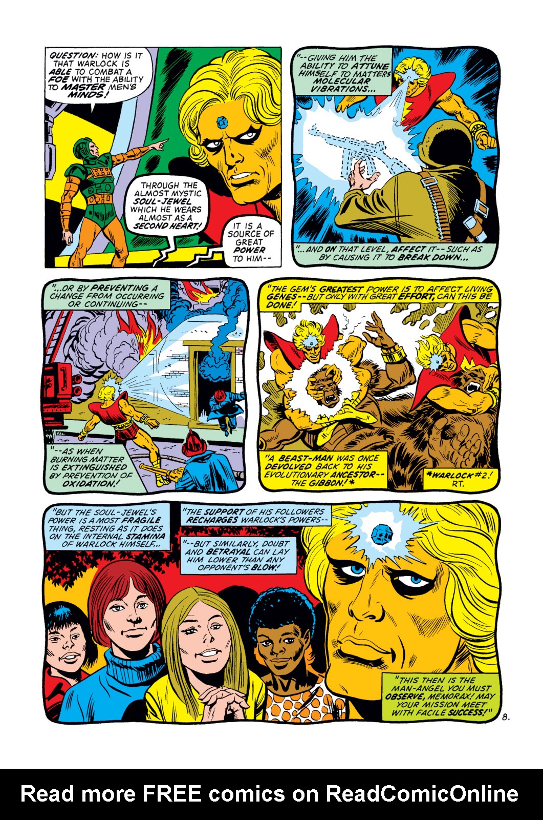 Read online Warlock (1972) comic -  Issue #8 - 9