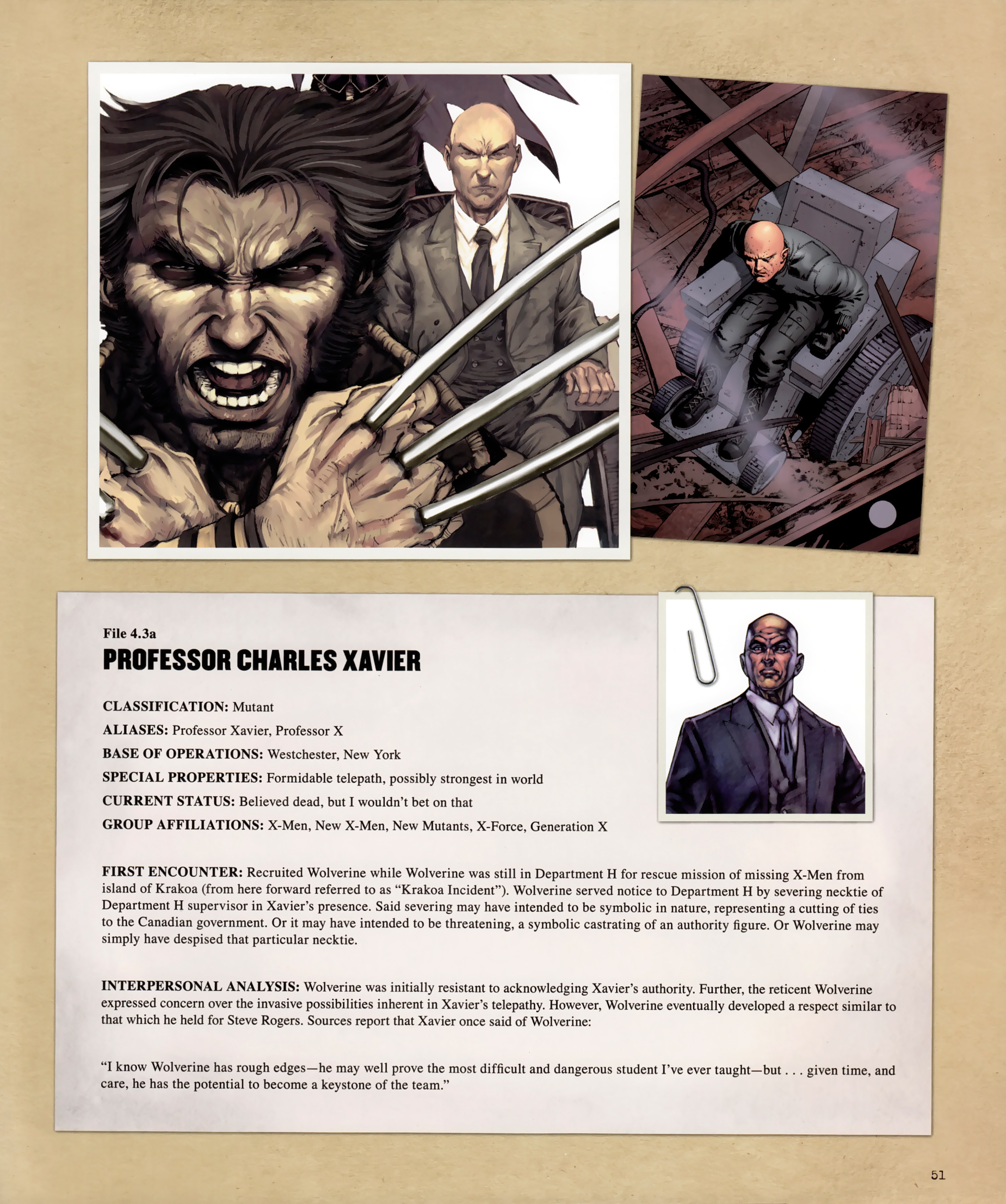 Read online The Wolverine Files comic -  Issue # TPB - 45