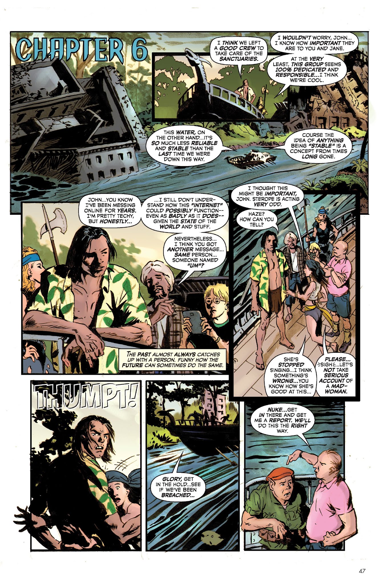 Read online The Once and Future Tarzan comic -  Issue # TPB - 48