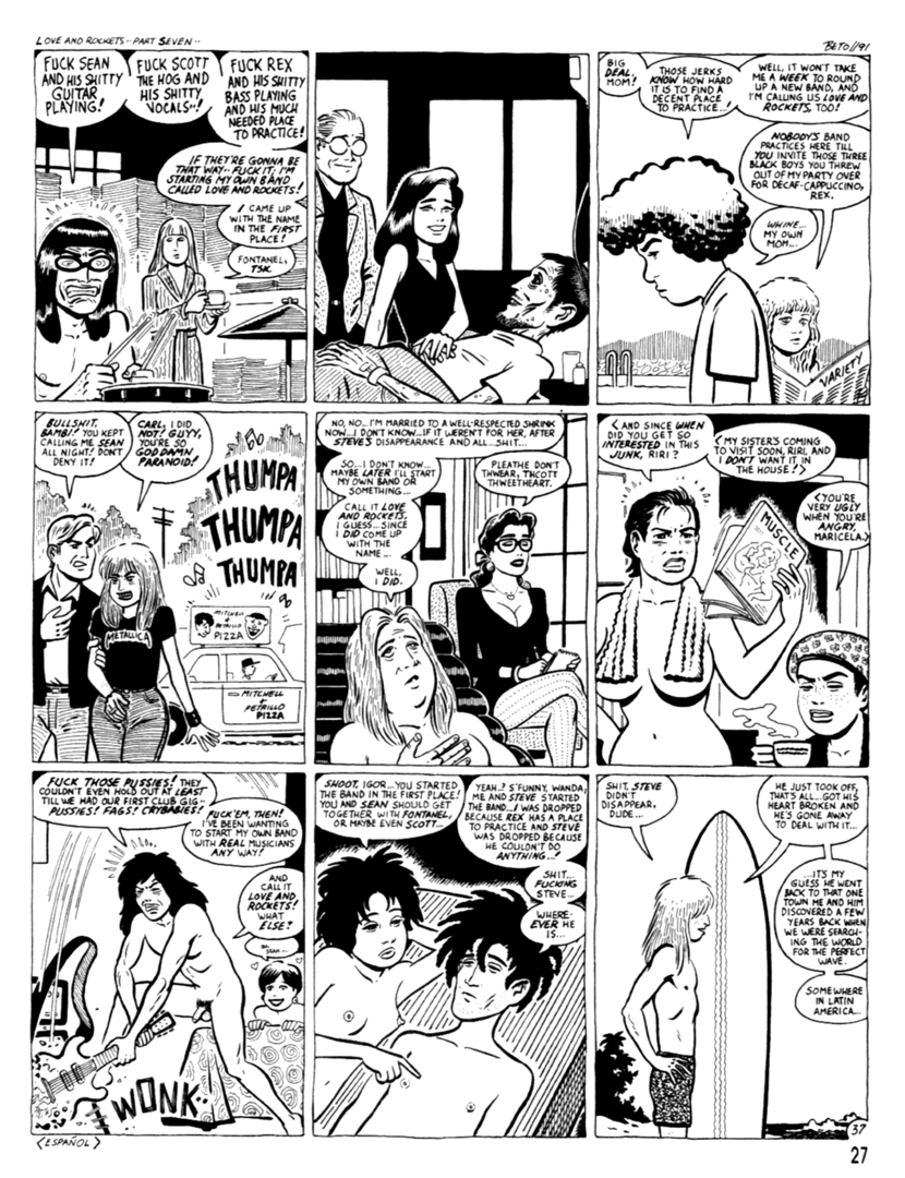 Read online Love and Rockets (1982) comic -  Issue #37 - 29