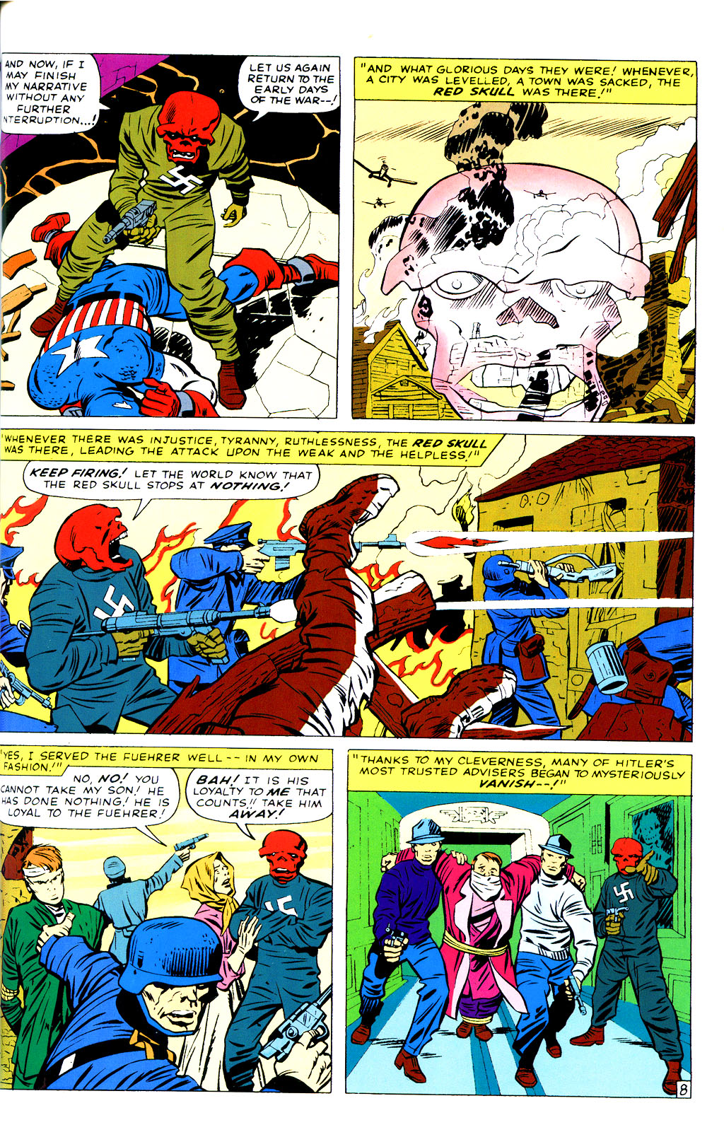 Read online Captain America: Red, White & Blue comic -  Issue # TPB - 109