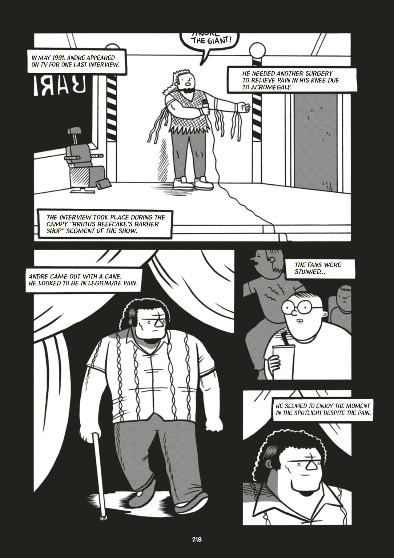 Read online Andre the Giant: Life and Legend comic -  Issue #1 - 218