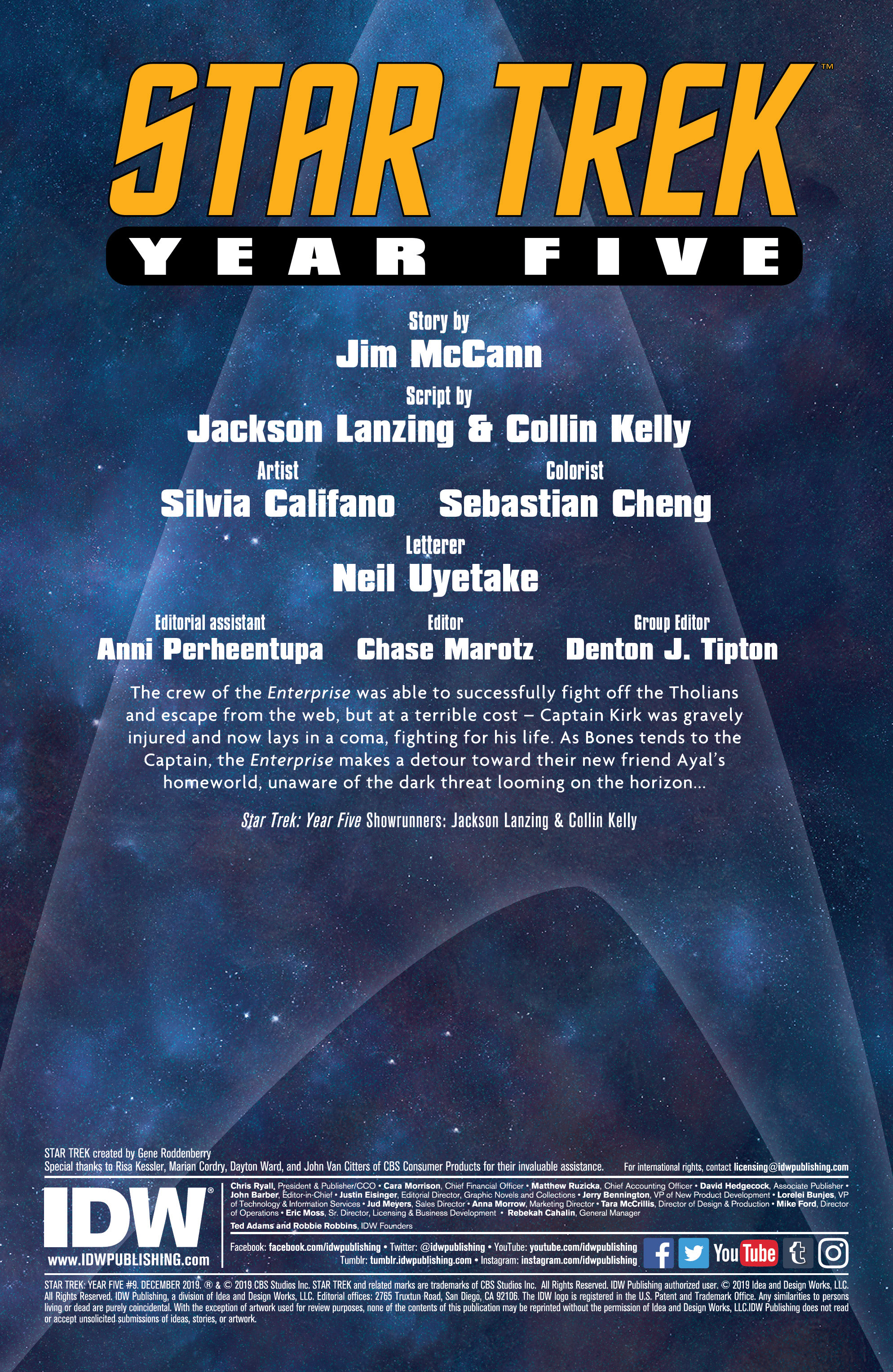 Read online Star Trek: Year Five comic -  Issue #9 - 2