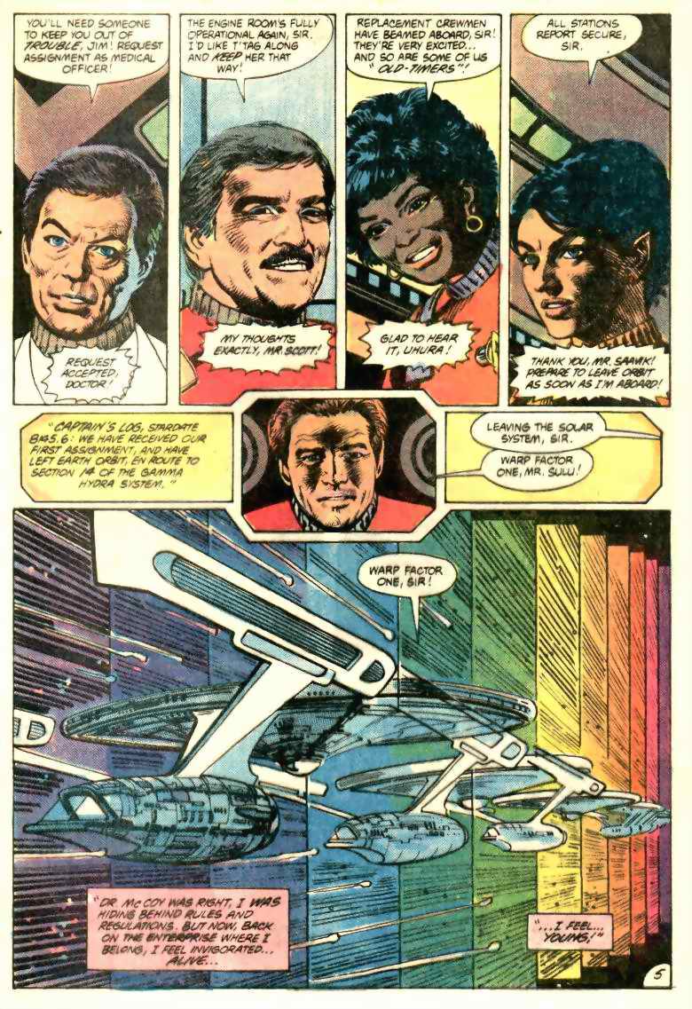 Read online Star Trek (1984) comic -  Issue #1 - 6