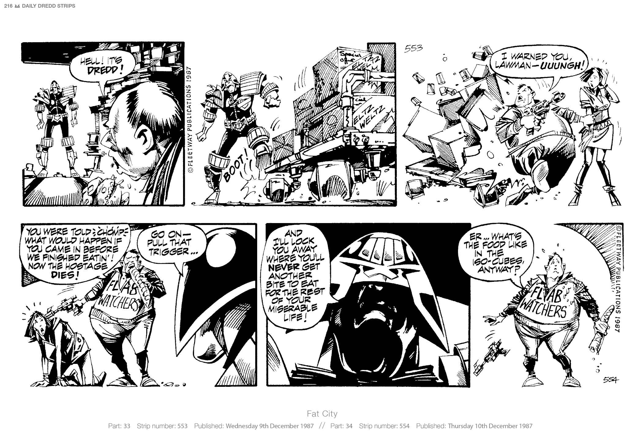 Read online Judge Dredd: The Daily Dredds comic -  Issue # TPB 2 - 219