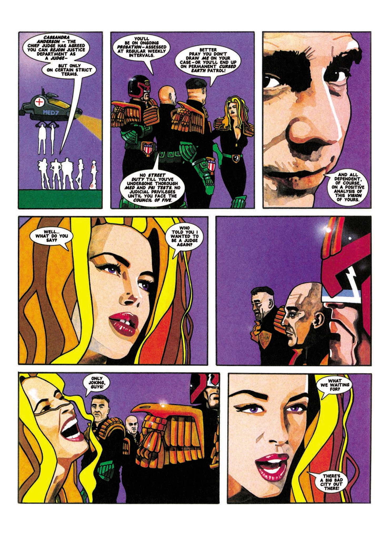 Read online Judge Anderson: The Psi Files comic -  Issue # TPB 2 - 273
