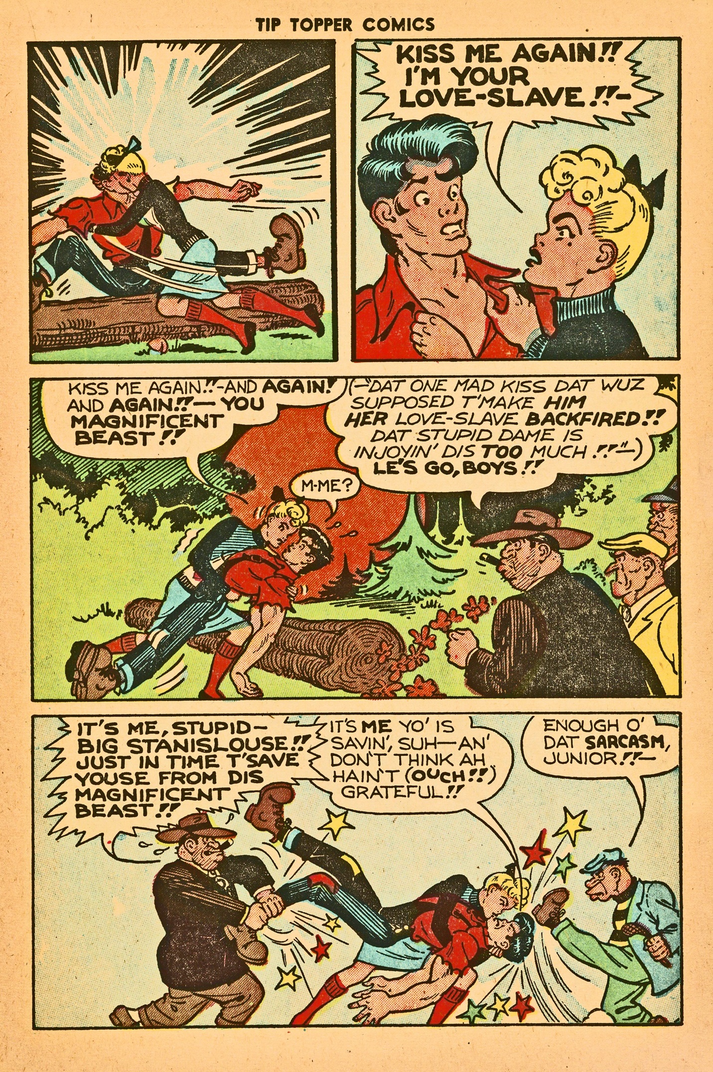 Read online Tip Topper Comics comic -  Issue #3 - 33